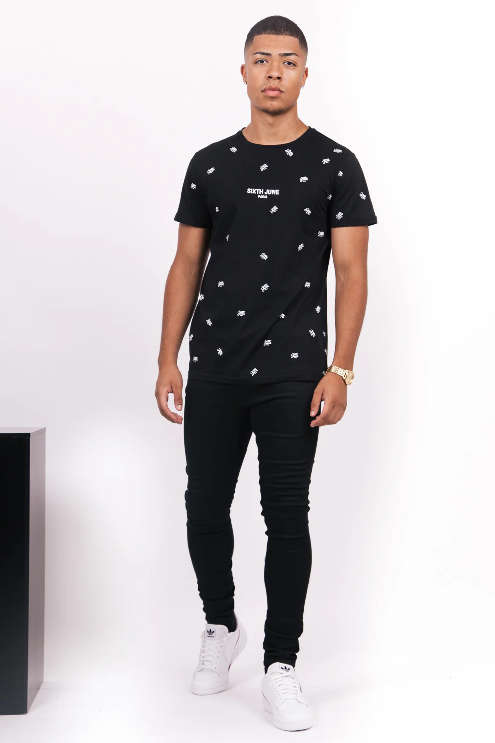 T-shirt logomania noir - Image 3
