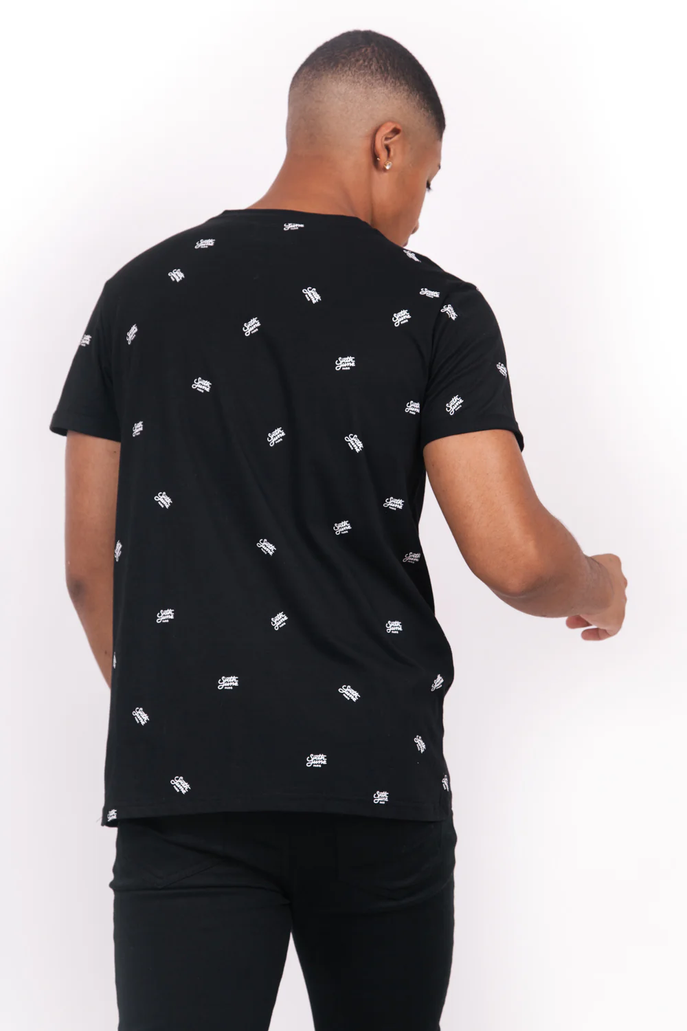 T-shirt logomania noir - Image 4