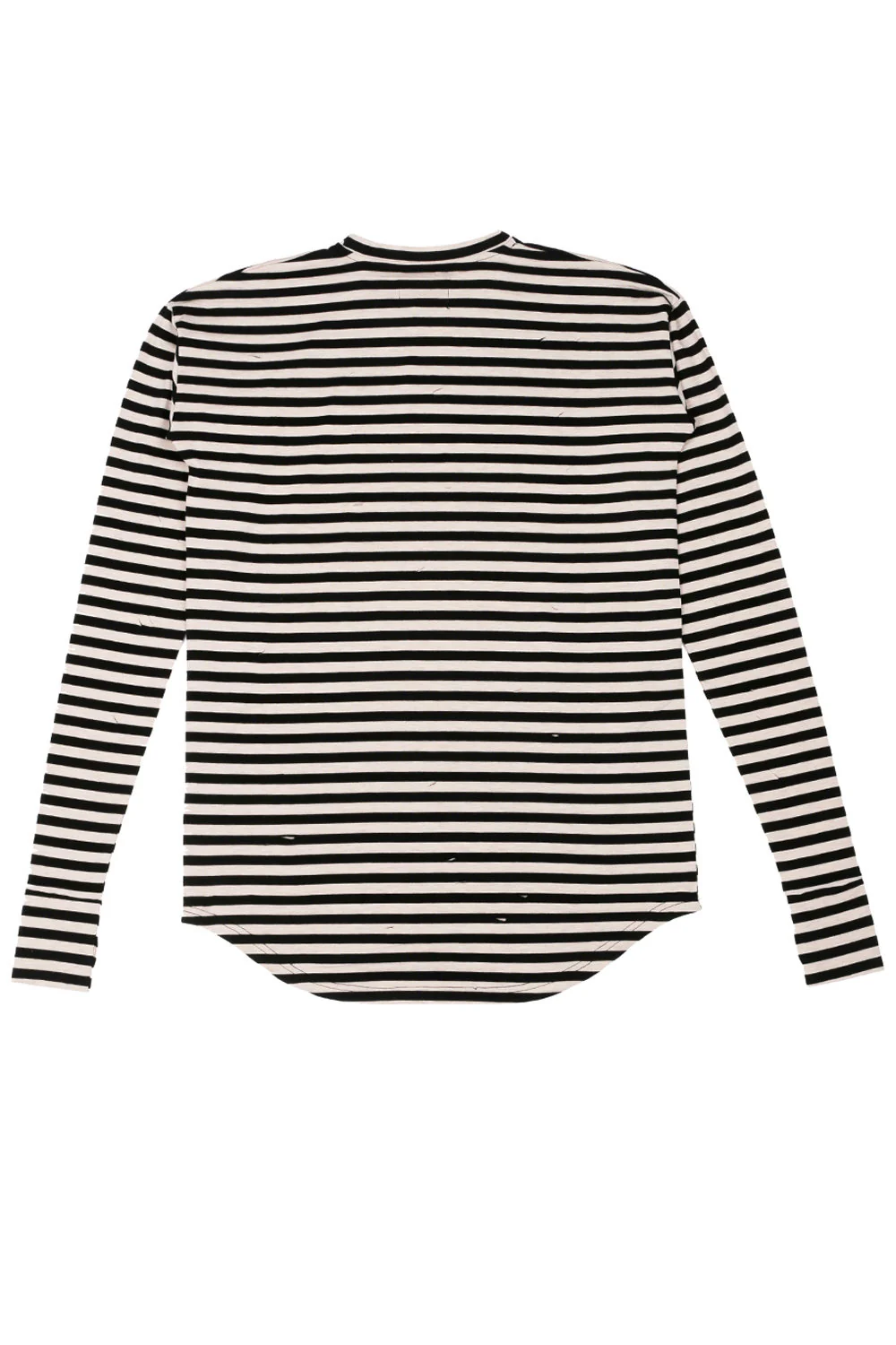 T-shirt marinère manches longues noir beige M2203CTL - Image 6