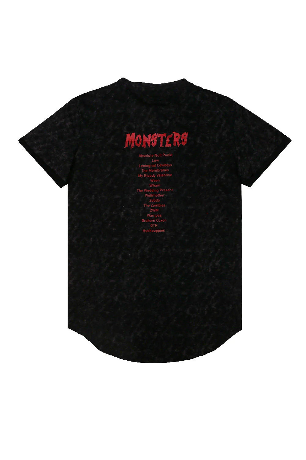 T-shirt Monsters Homme noir M2210WTS - Image 6
