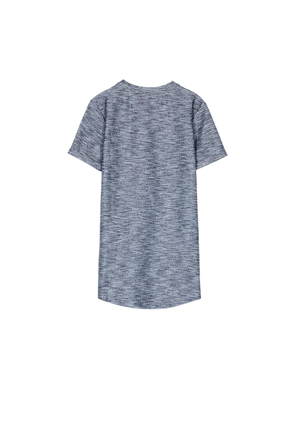 T-shirt moulant texturé noir - Image 6