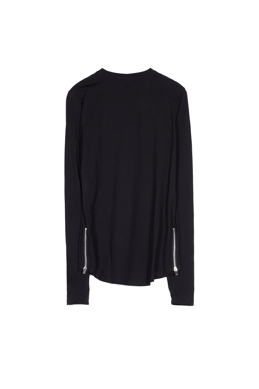 T-shirt moulant zips noir - Image 6