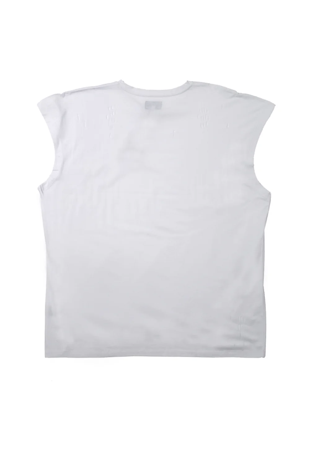 T-shirt muscle destroy blanc M2345WTS - Image 6