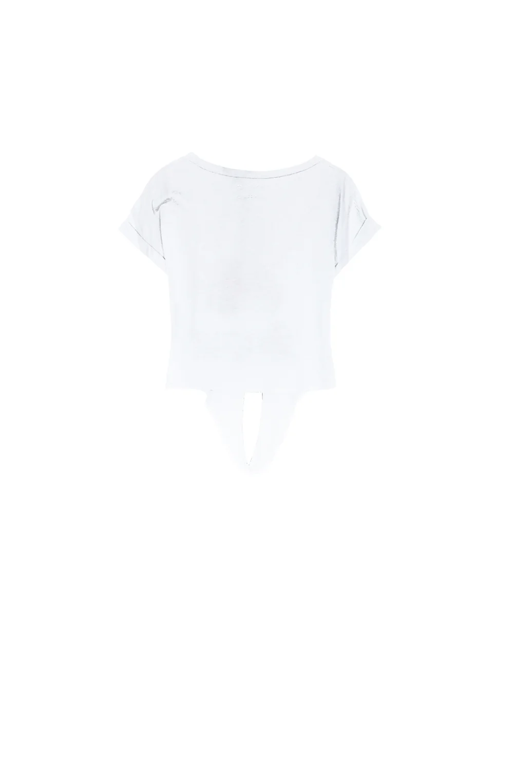 T-shirt noeud Girl squad blanc - Image 6