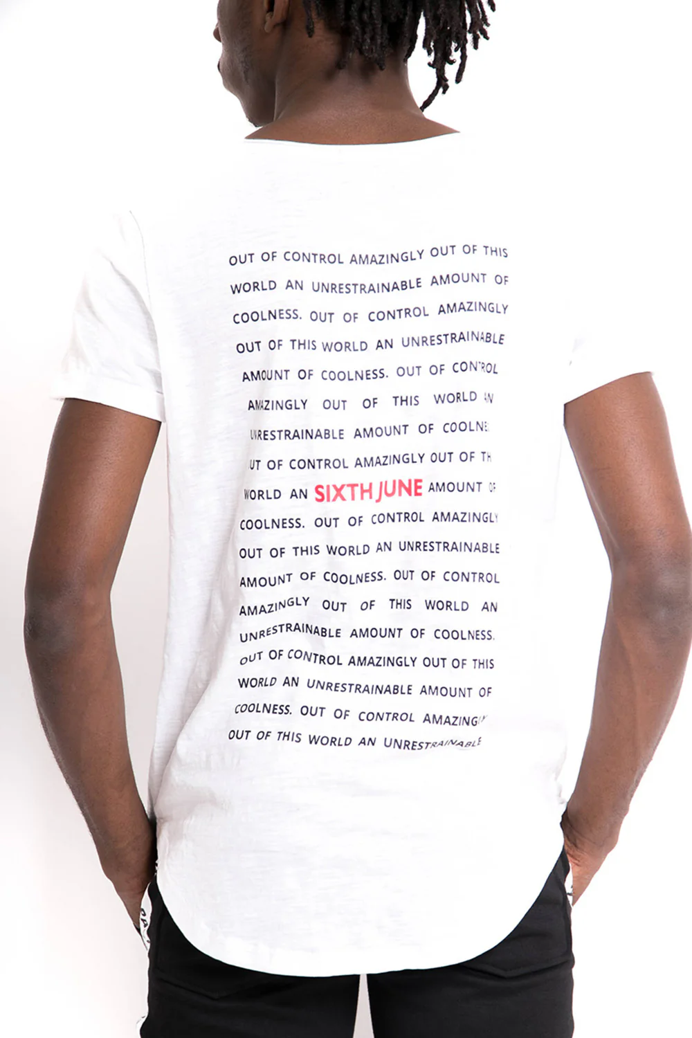 T-shirt out of control blanc - Image 2