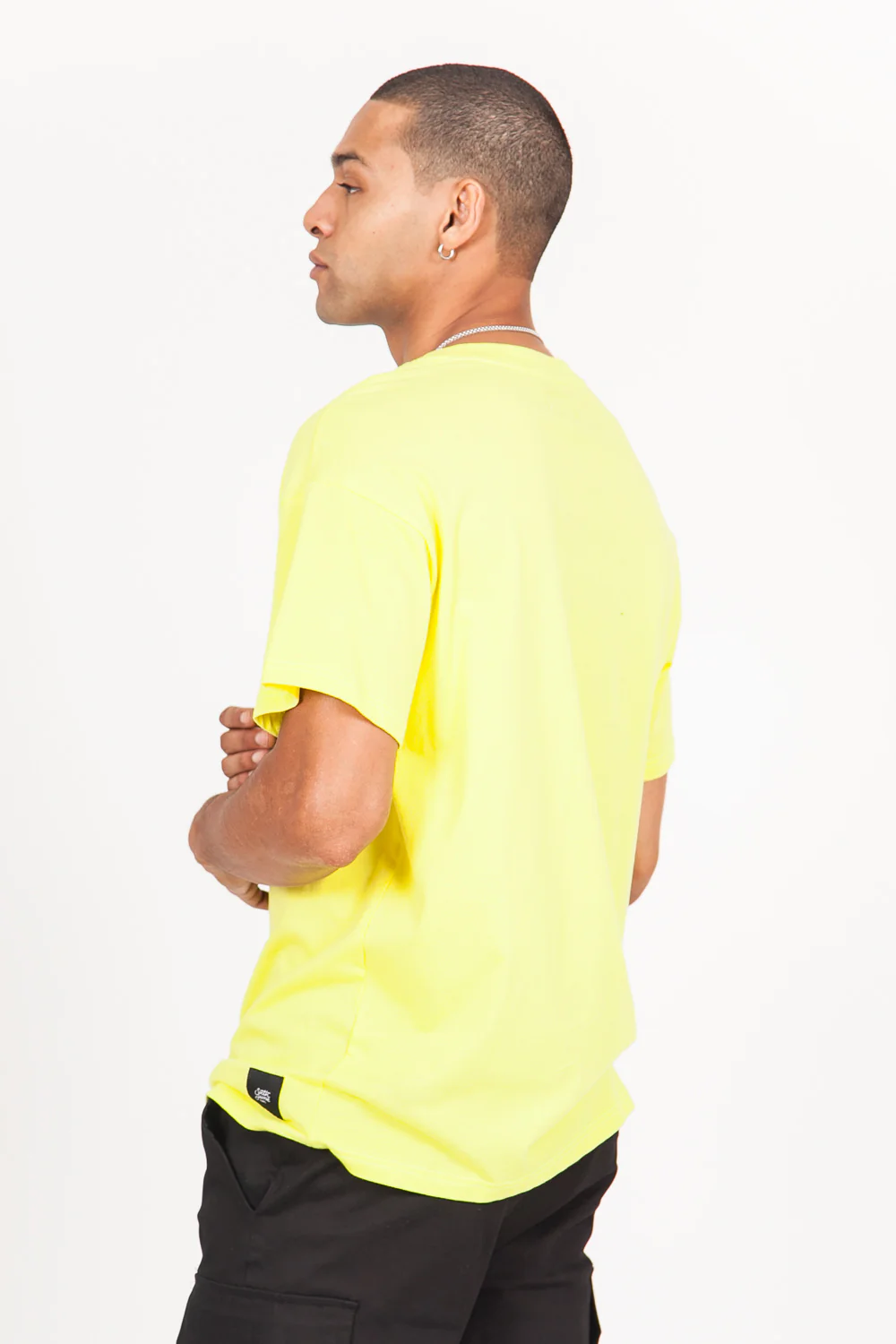 T-Shirt oversize Propaganda néon vert - Image 4