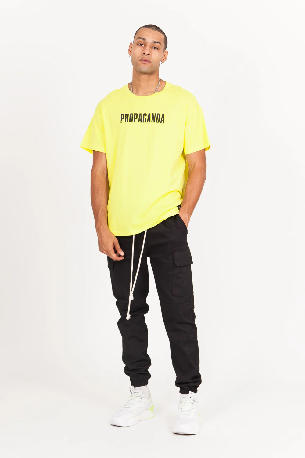 T-Shirt oversize Propaganda néon vert - Image 6