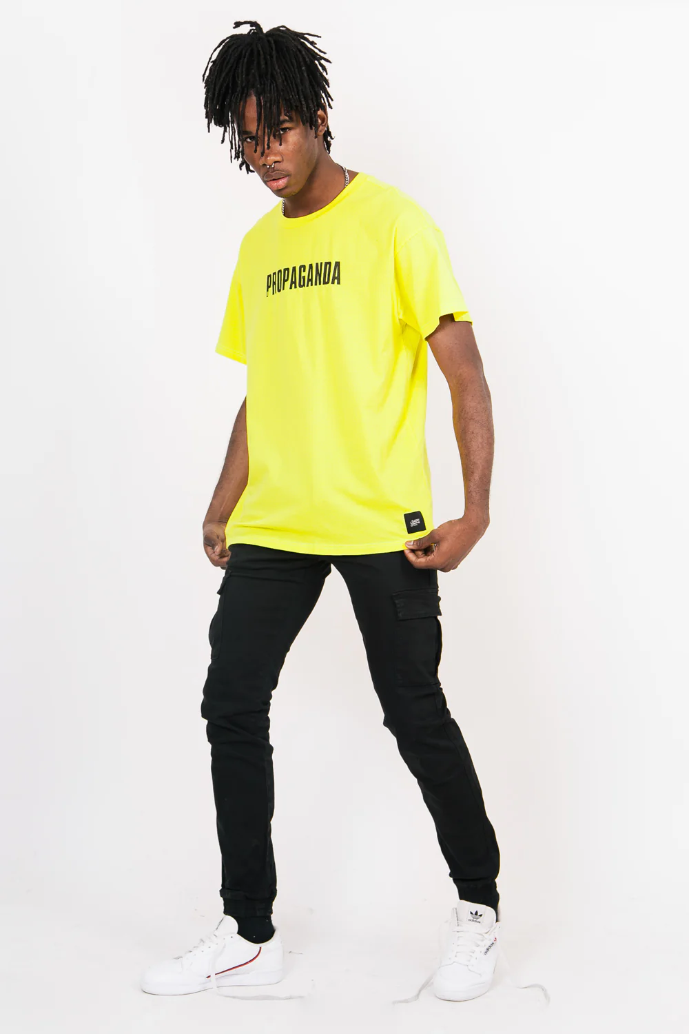 T-Shirt oversize Propaganda néon vert - Image 7