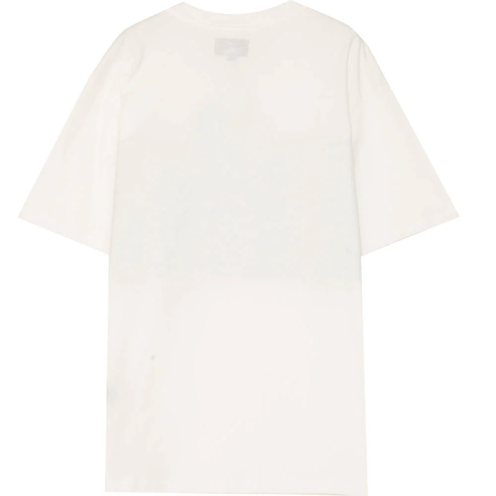 T-shirt bicolore poche centrale blanc - Image 7