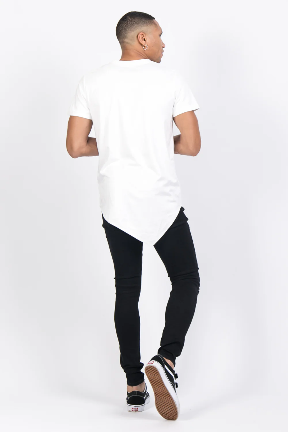 T-shirt pointe suédine blanc - Image 3