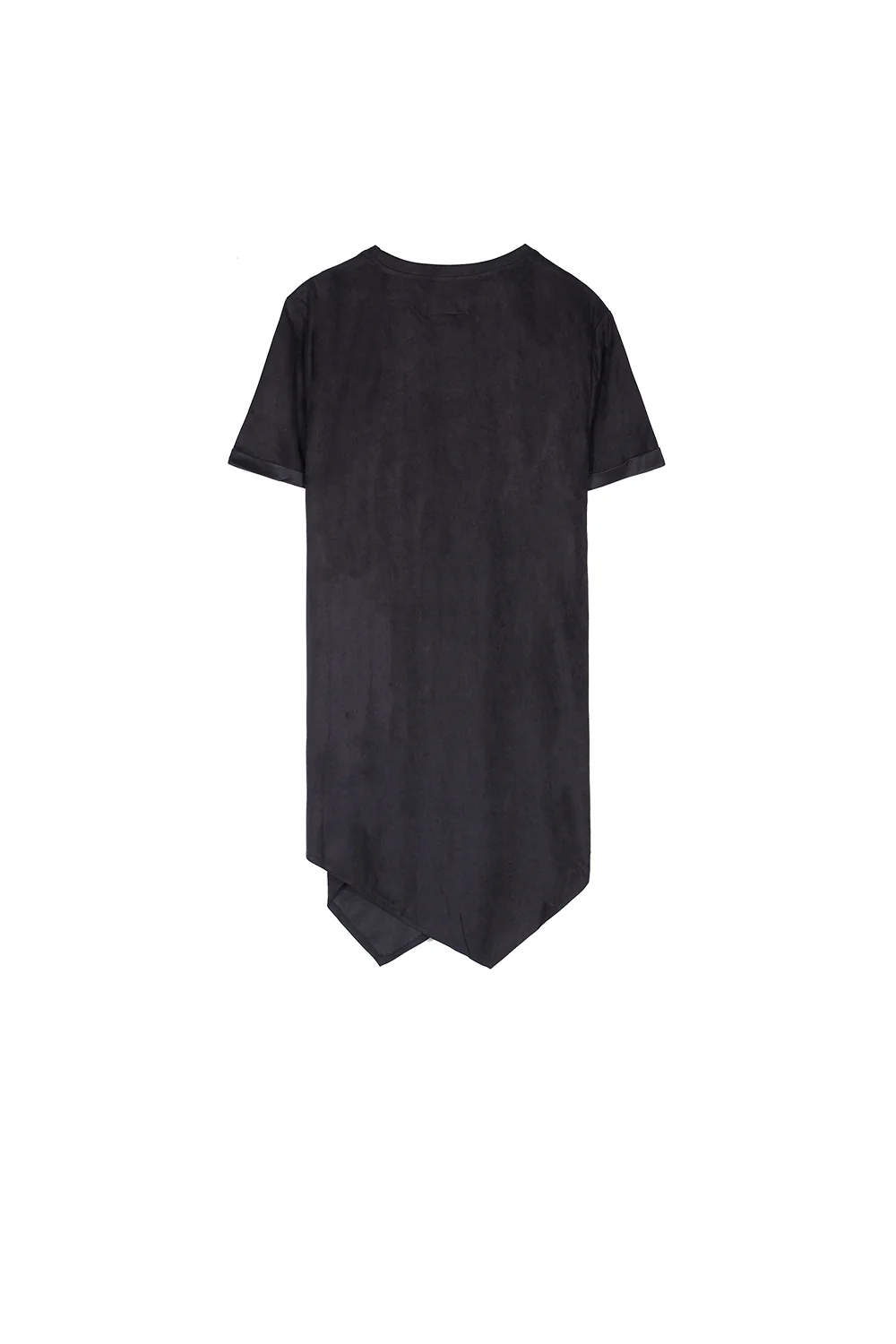 T-shirt pointe suédine noir - Image 6