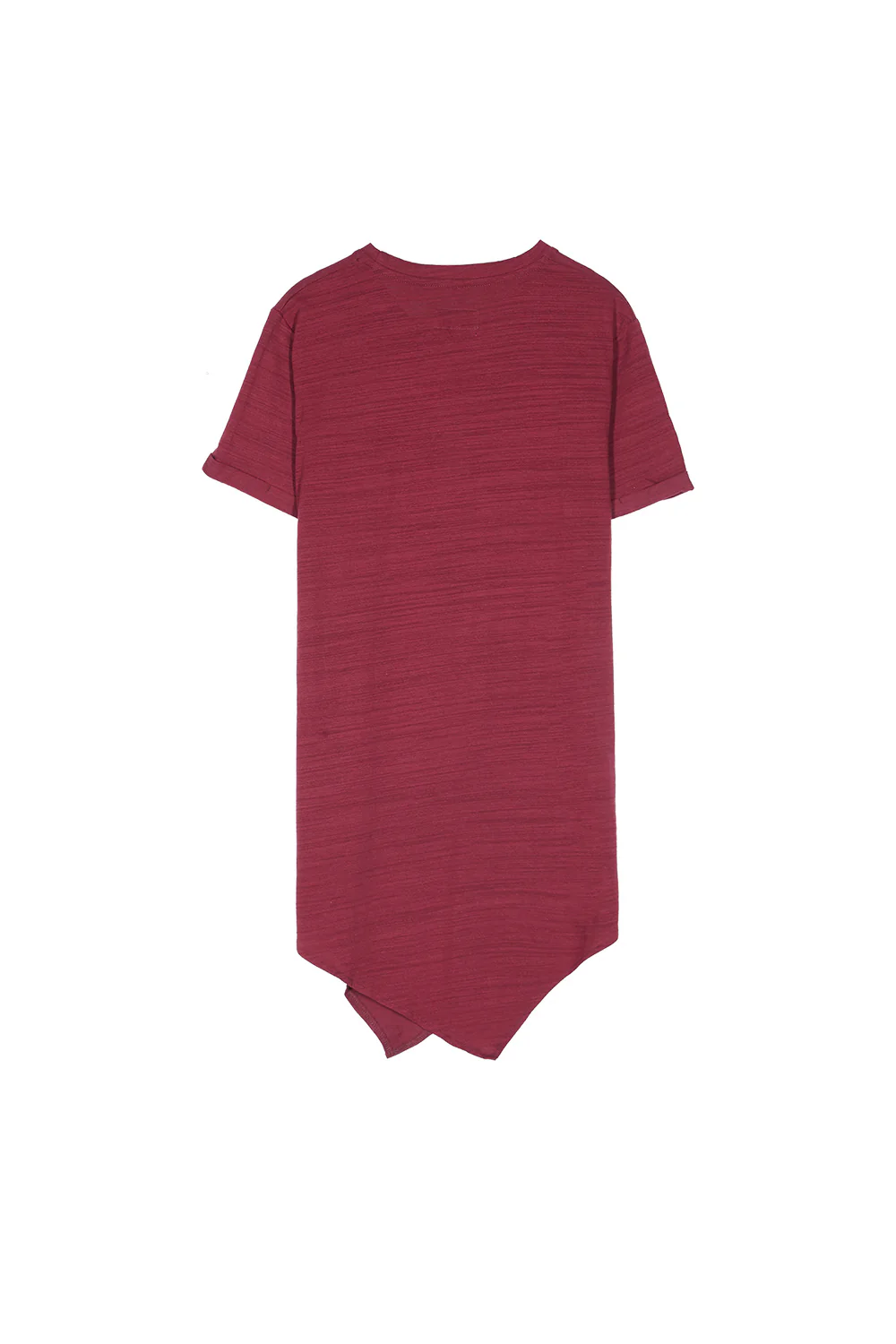 T-shirt pointe texturé bordeaux - Image 7