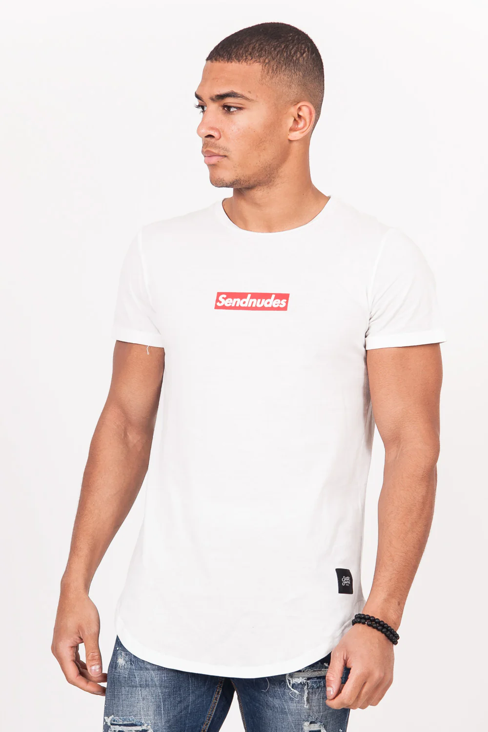 T-shirt Sendnudes blanc - Image 2