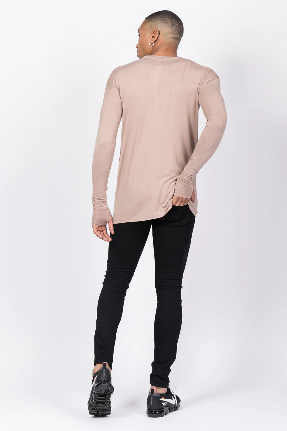 T-shirt manches longues beige 1073C - Image 3