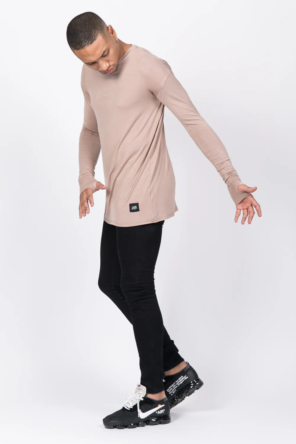 T-shirt manches longues beige 1073C - Image 4