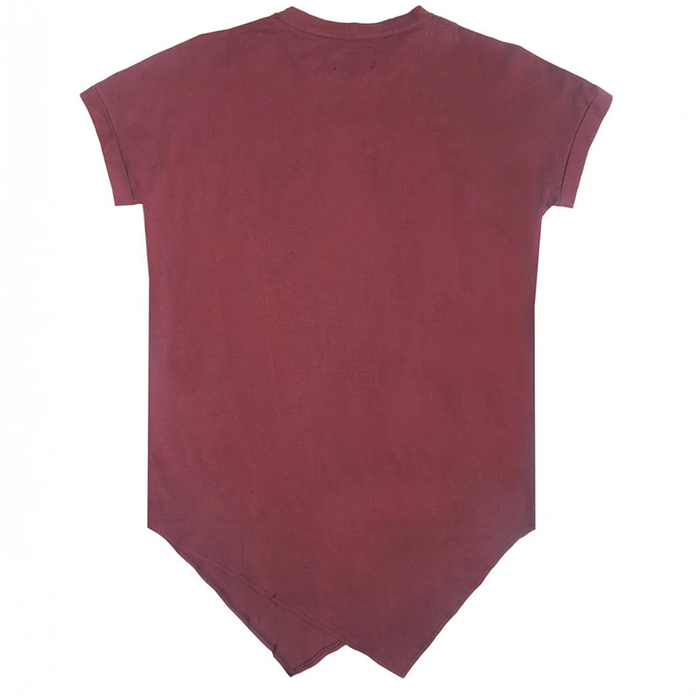 T-shirt large pointe bordeaux - Image 6