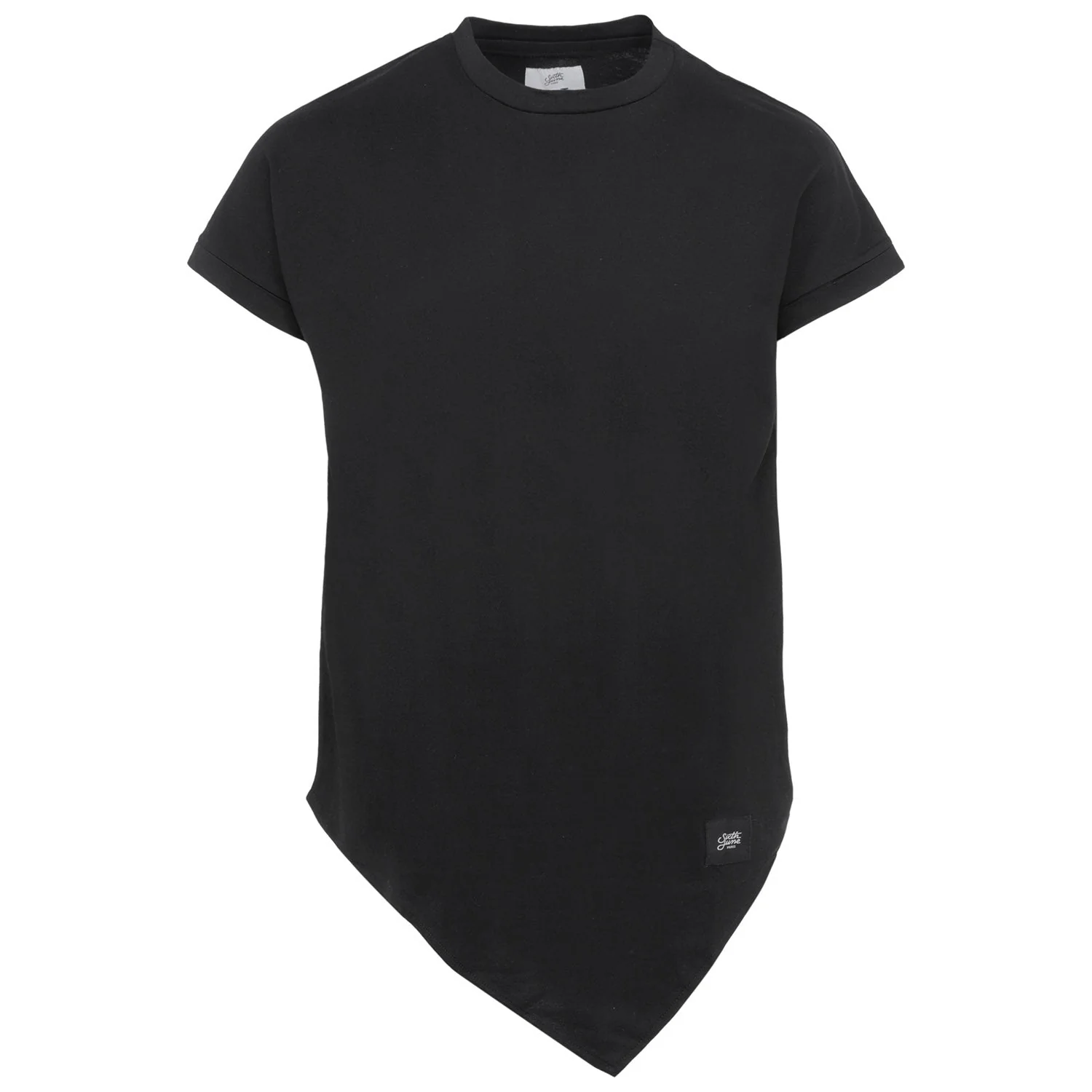 T-shirt large pointe Noir - Image 5