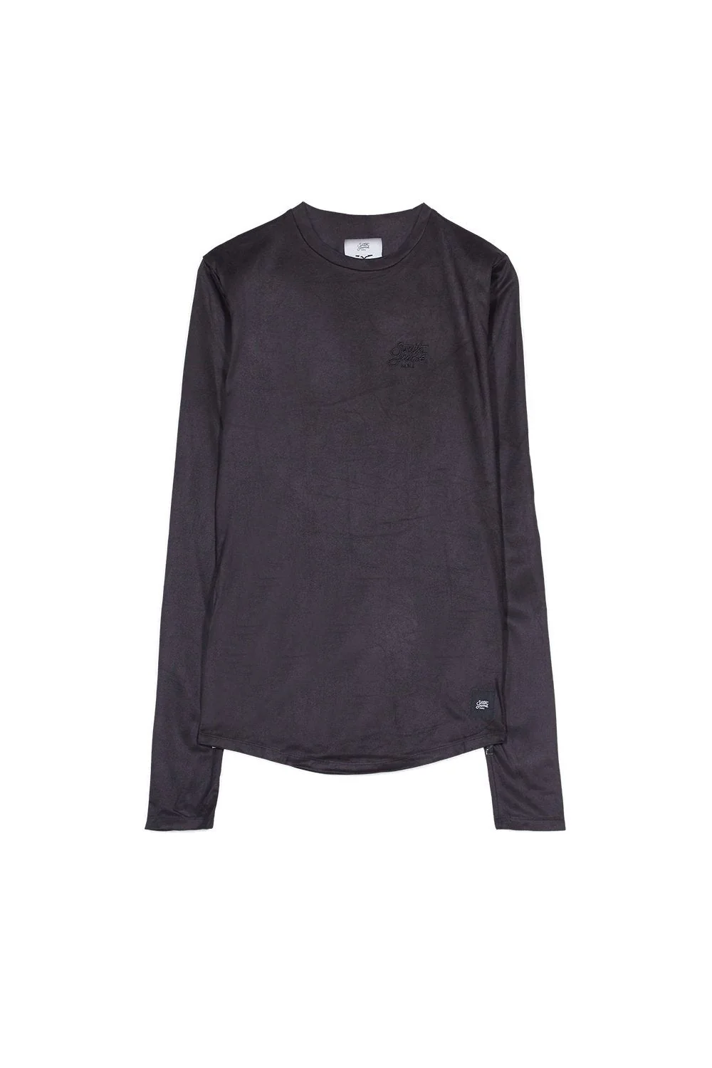 T-shirt suédé zips logo noir - Image 6