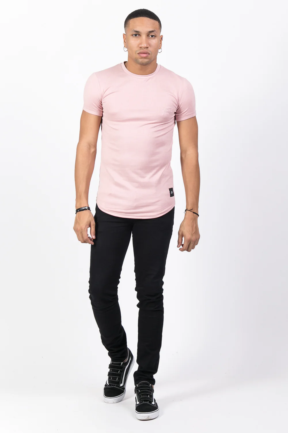 T-shirt suédine moulant rose - Image 2