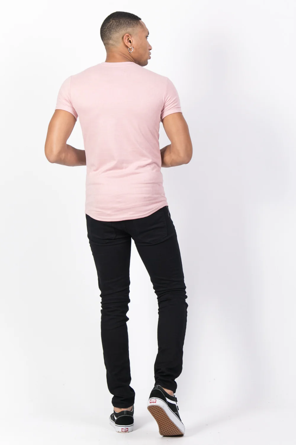 T-shirt suédine moulant rose - Image 3