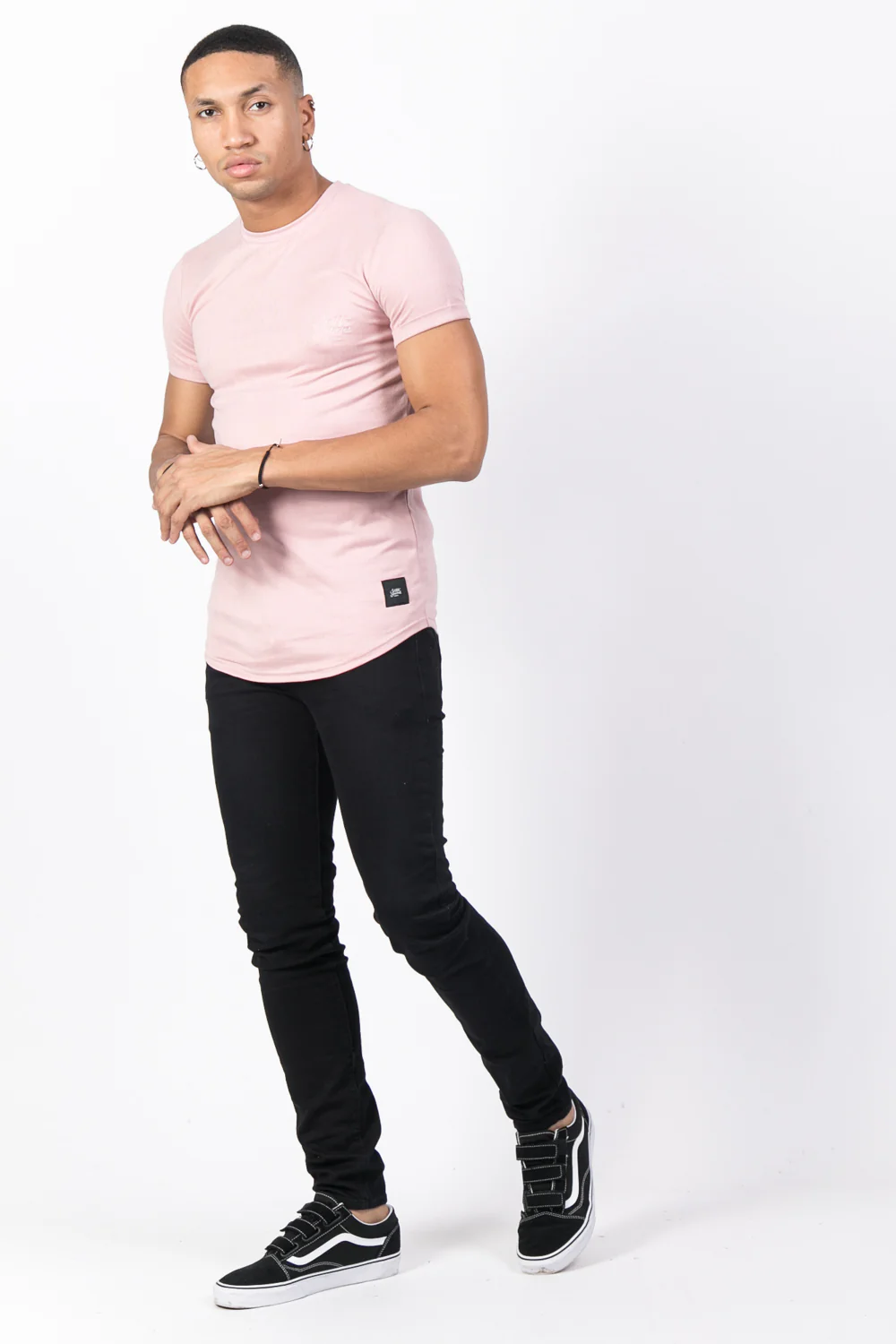 T-shirt suédine moulant rose - Image 4