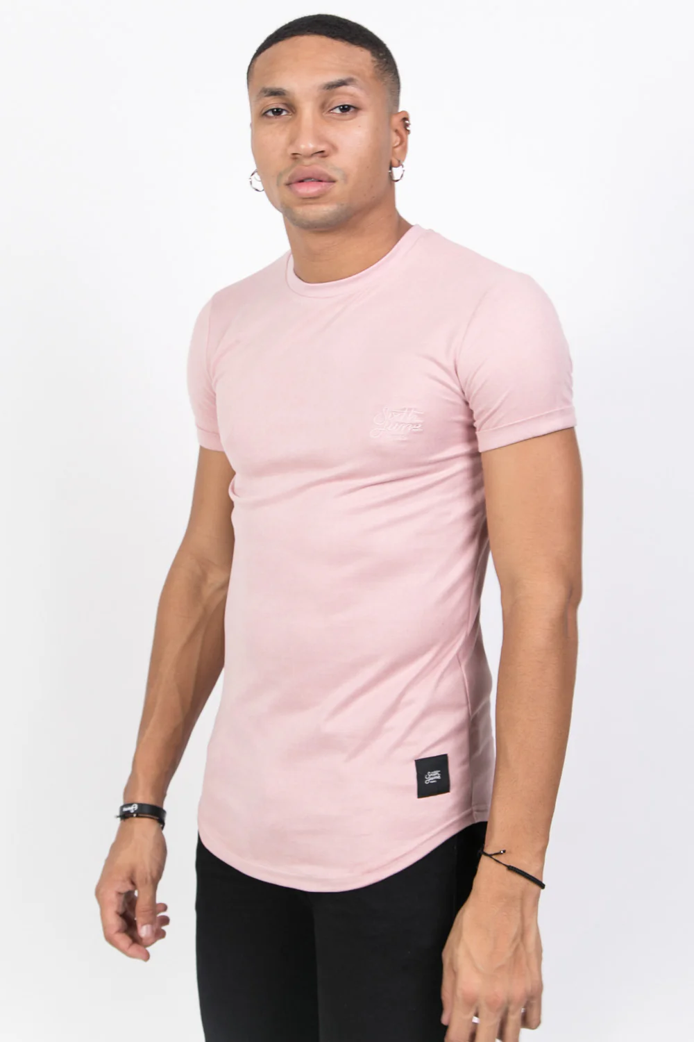 T-shirt suédine moulant rose - Image 5