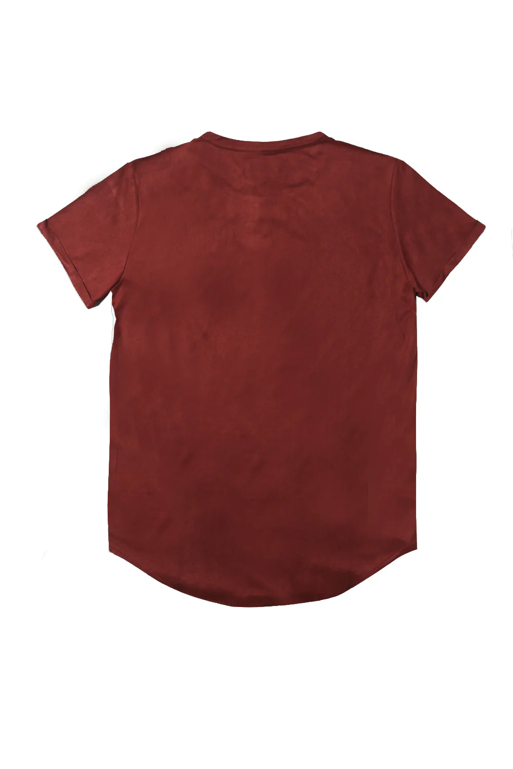 T-shirt suédine oversize marsala M1925VTS - Image 6