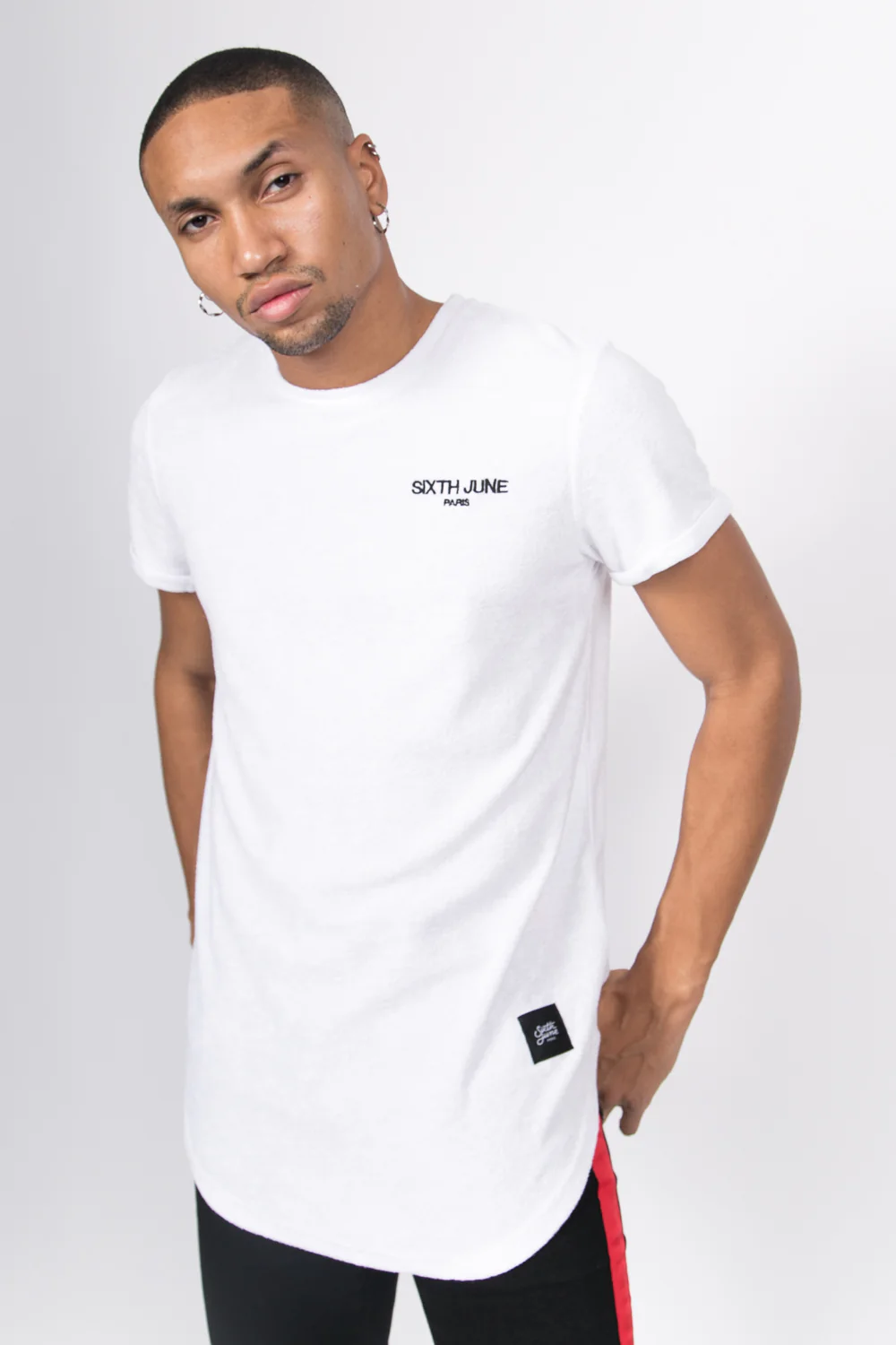 T-shirt towel logo blanc - Image 5