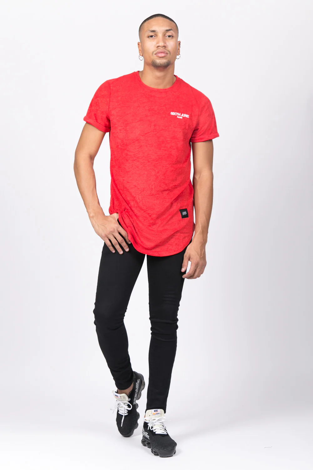 T-shirt towel logo rouge - Image 2