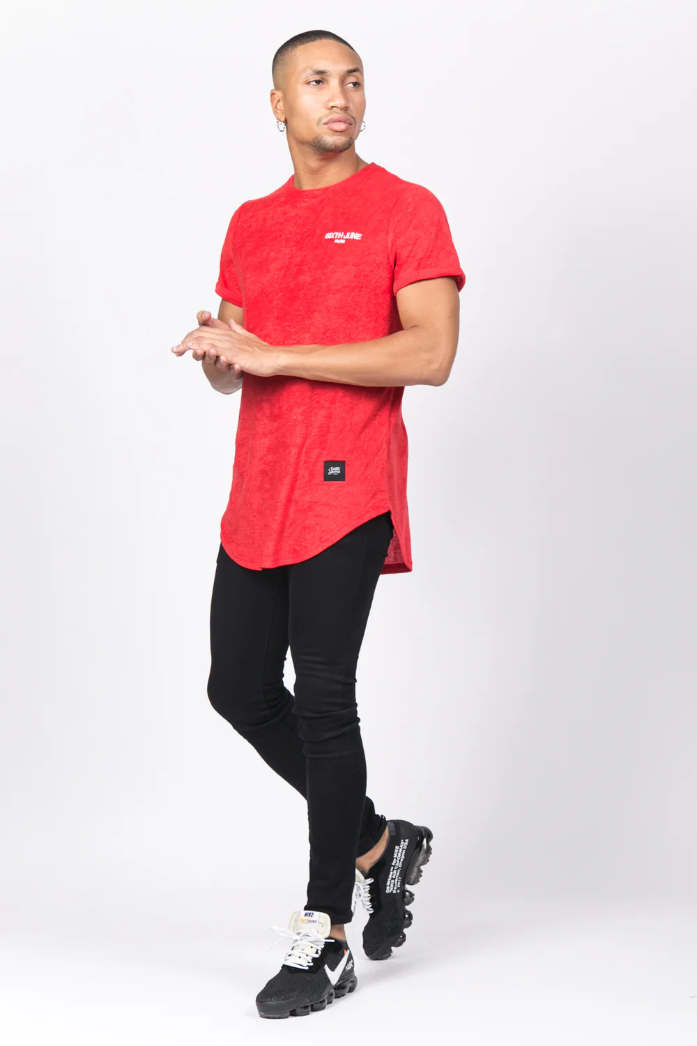 T-shirt towel logo rouge - Image 4