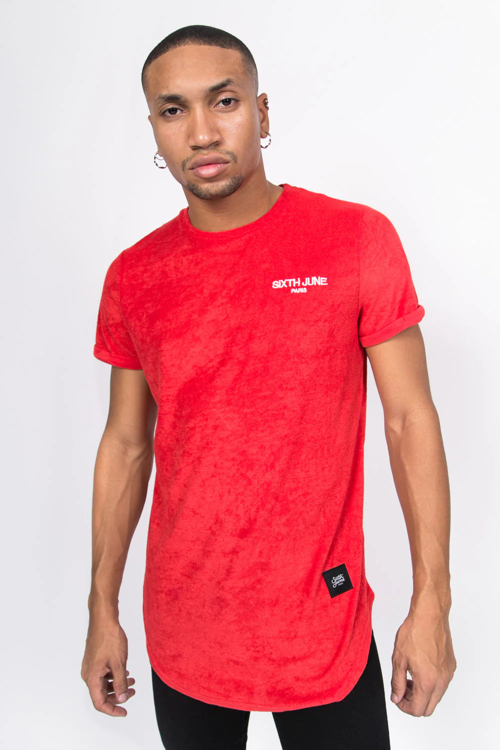 T-shirt towel logo rouge - Image 5