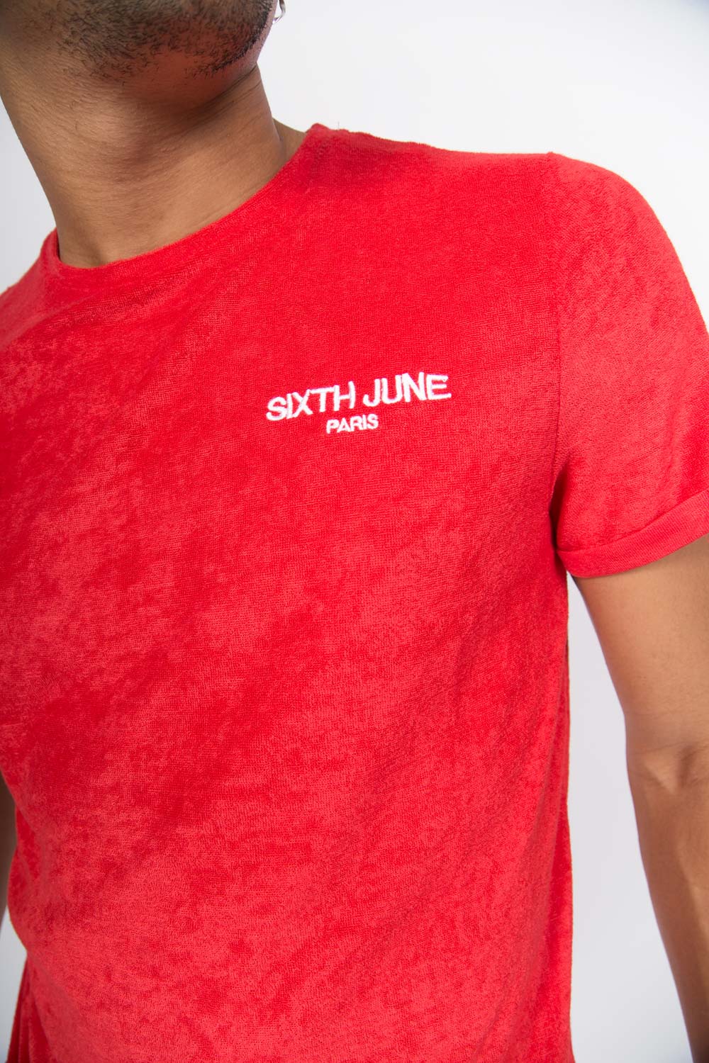 T-shirt towel logo rouge - Image 6