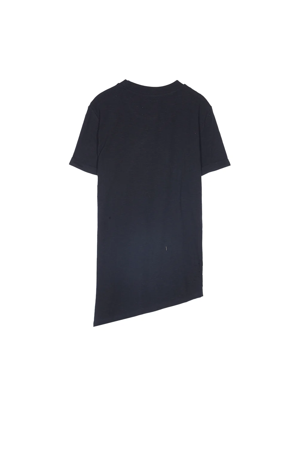 T-shirt trous asymétrique noir - Image 6