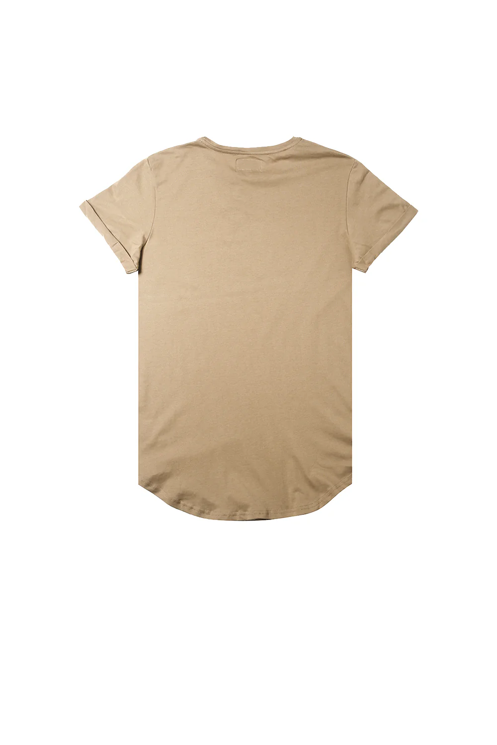 T-shirt bas arrondi Beige - Image 6