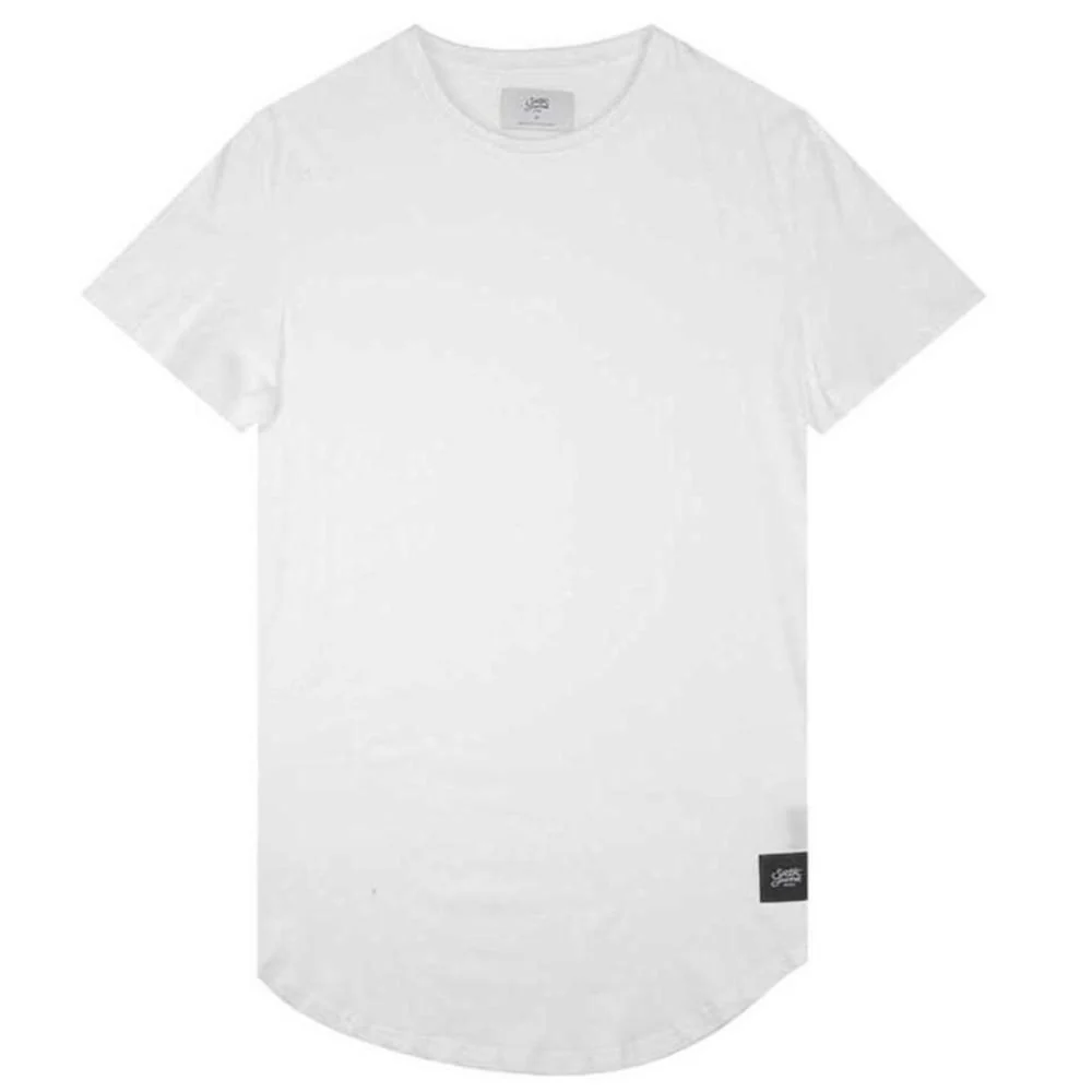 T-shirt bas arrondi Blanc - Image 4