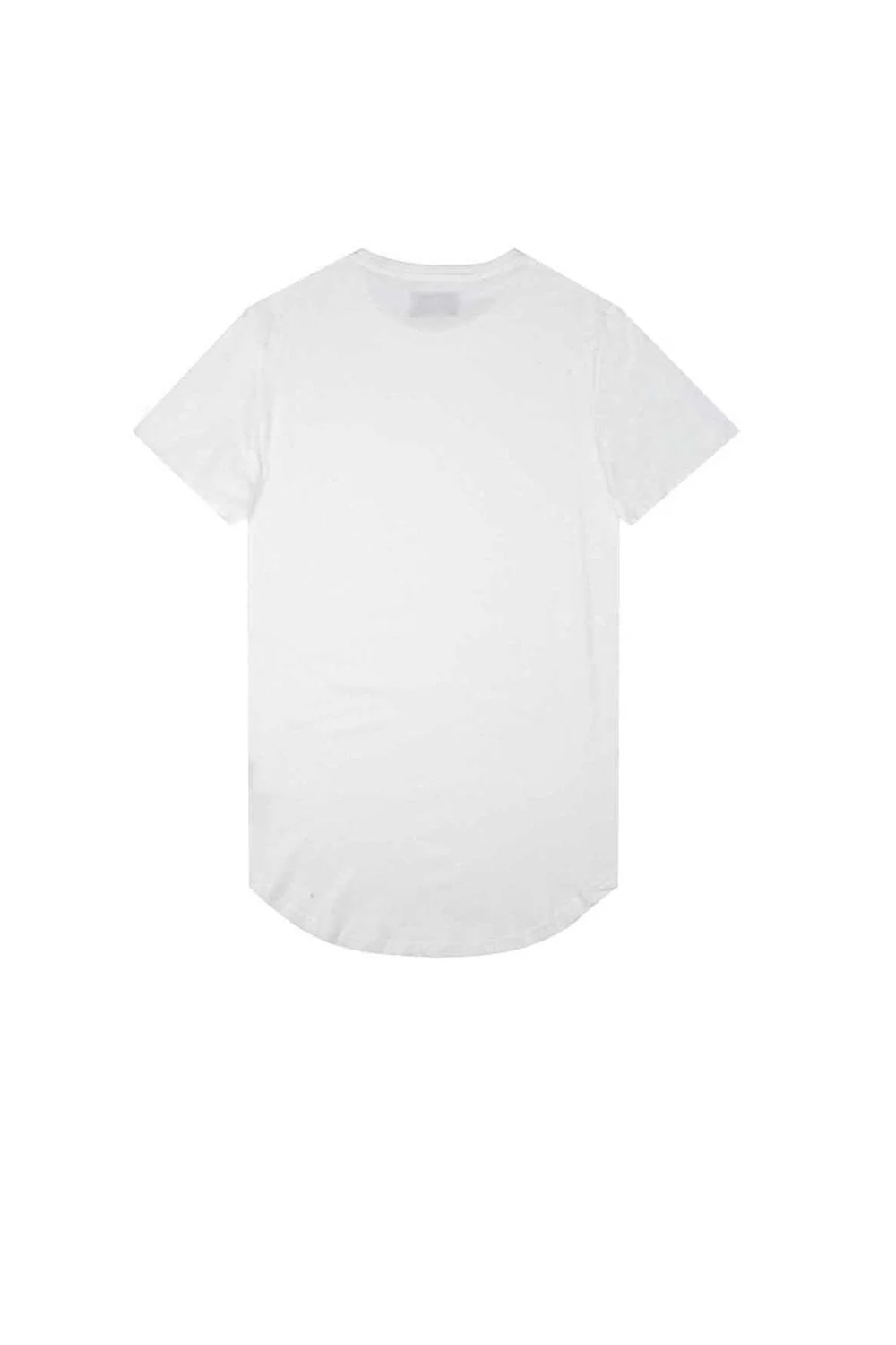 T-shirt bas arrondi Blanc - Image 5