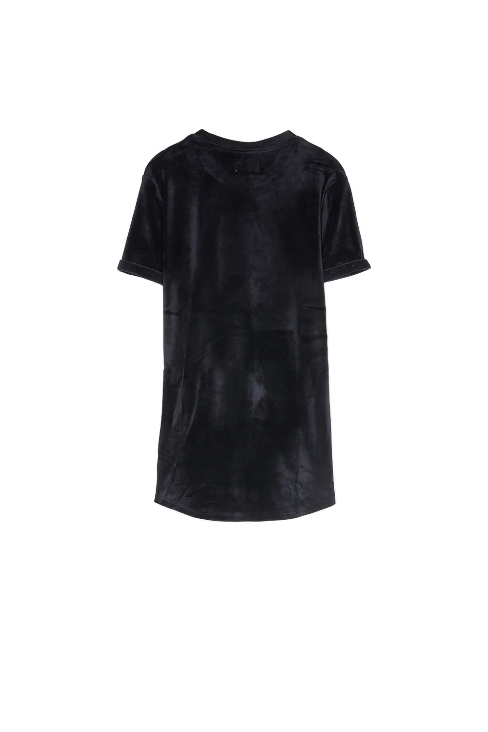 T-shirt velours roses noir - Image 7