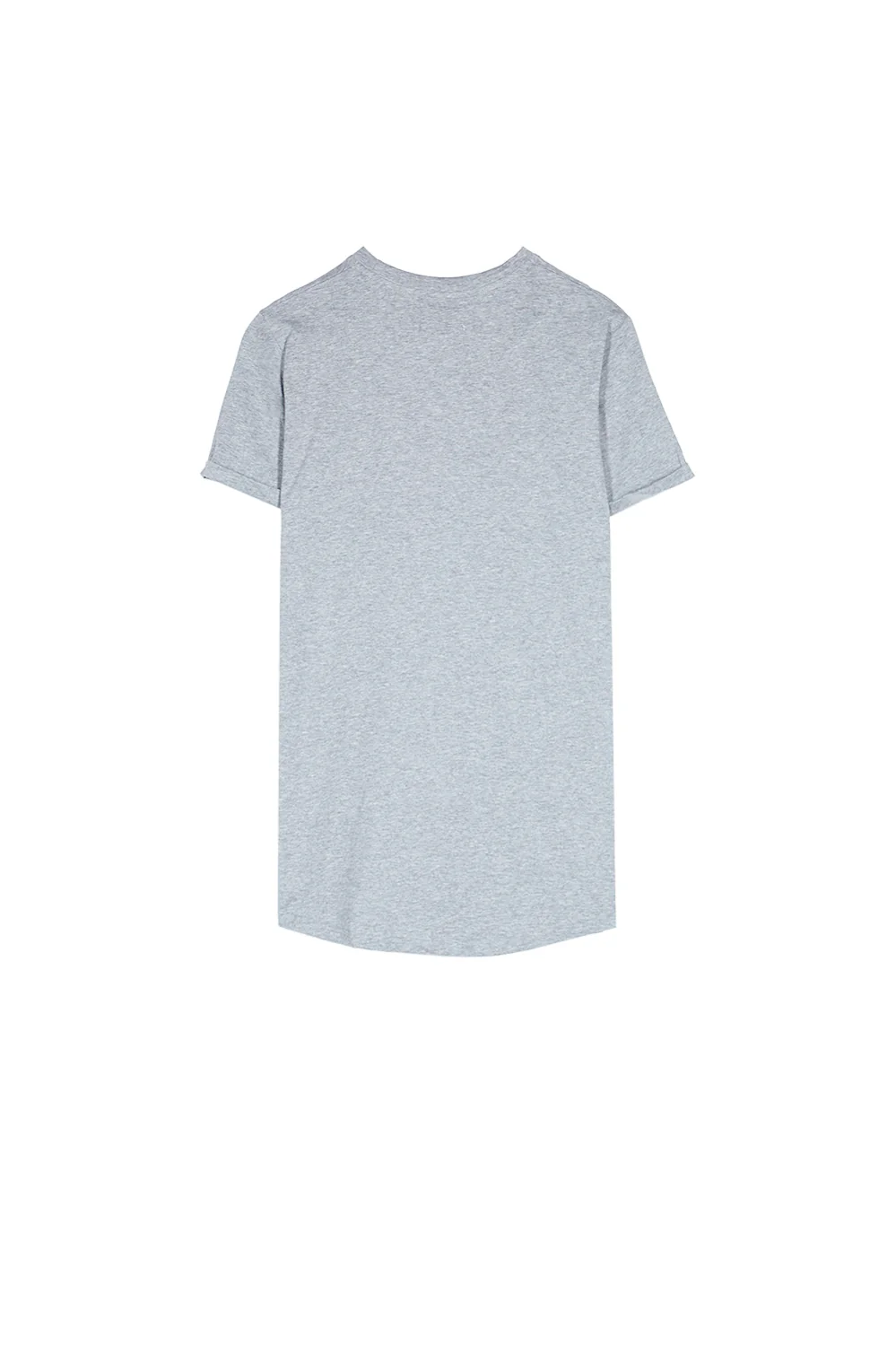 T-shirt zips côtés gris clair - Image 6