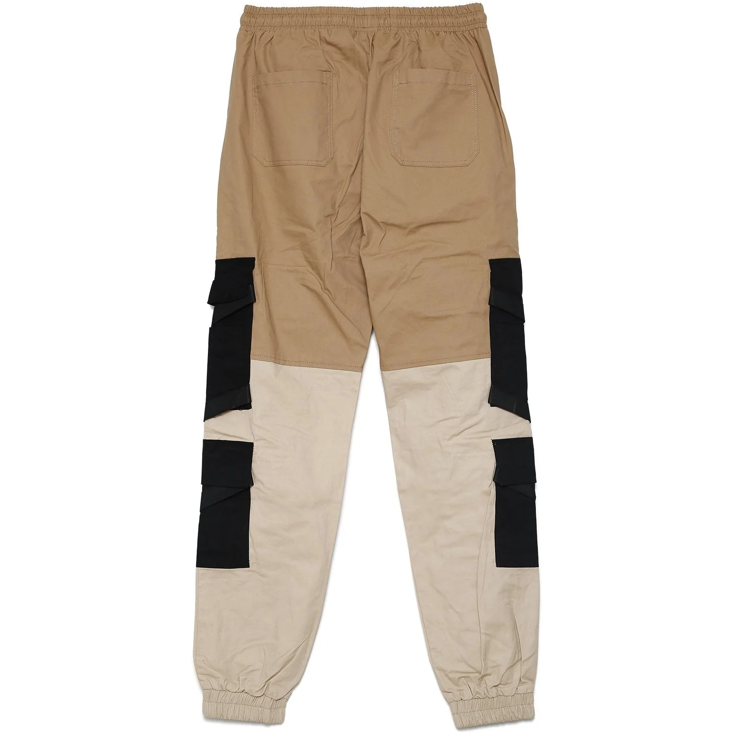 Pantalon cargo tactique empiècements sangles Beige - Image 7