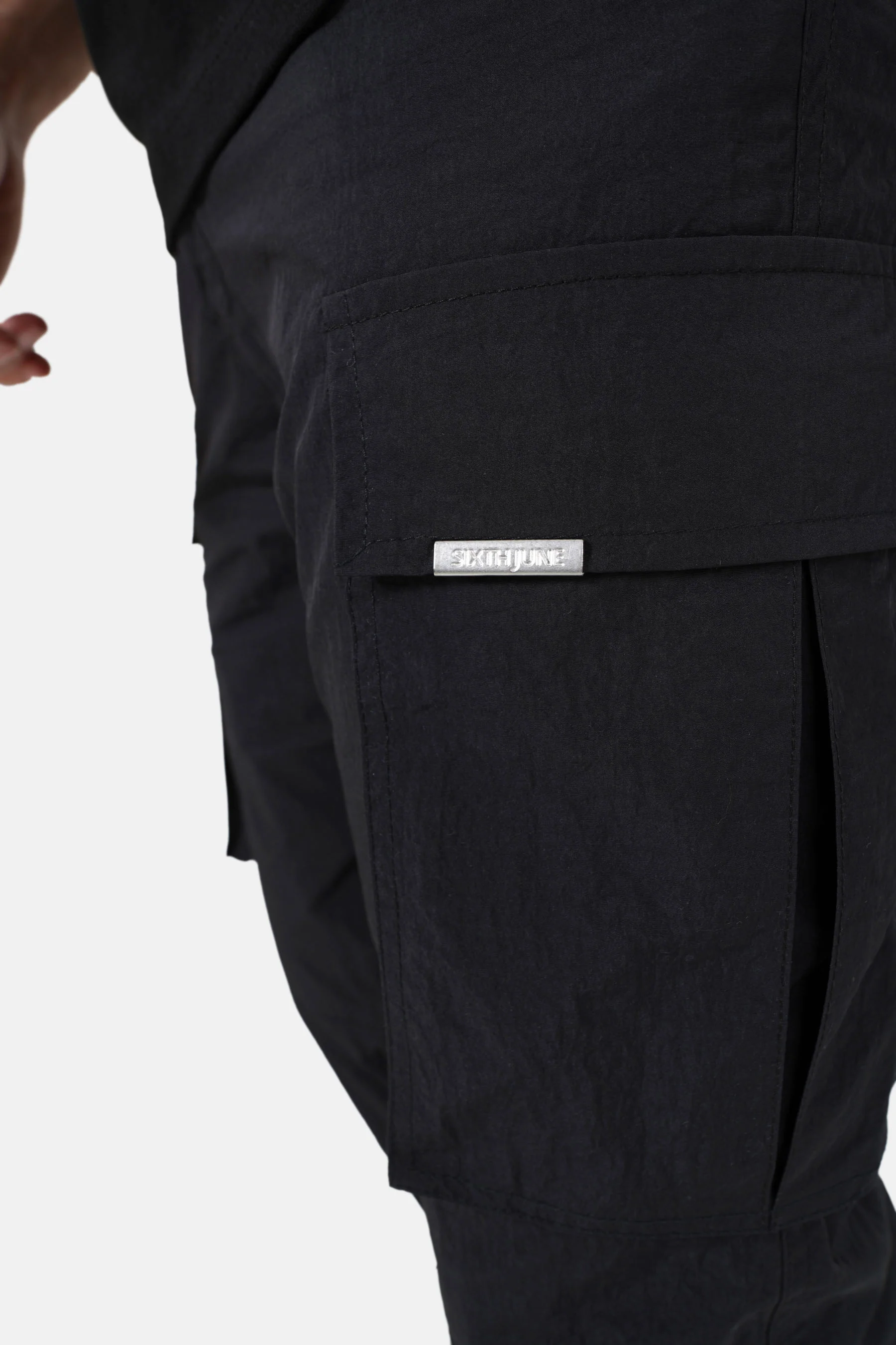 Pantalon poche cargo léger Noir - Image 3