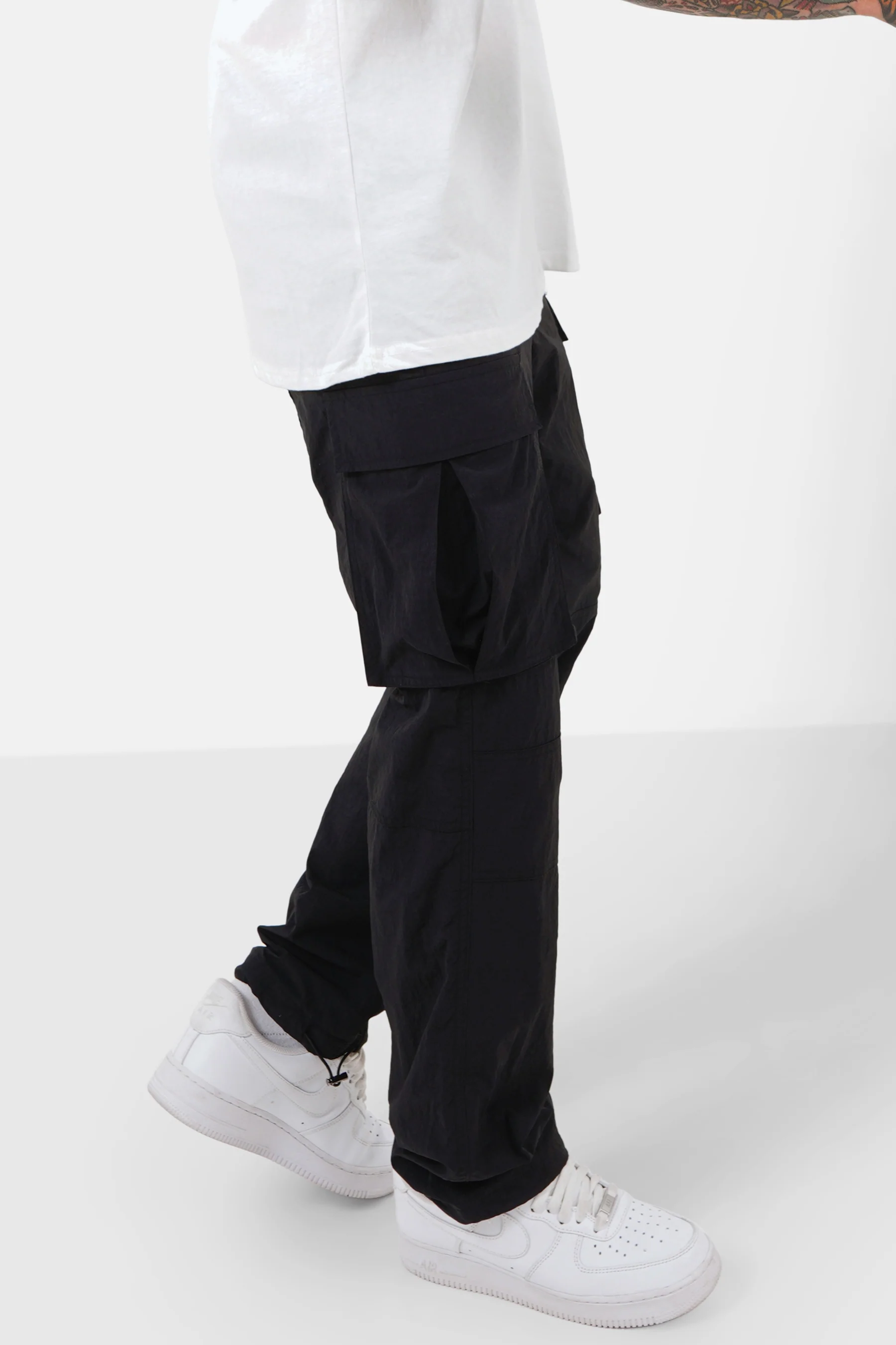 Pantalon poche cargo léger Noir - Image 4