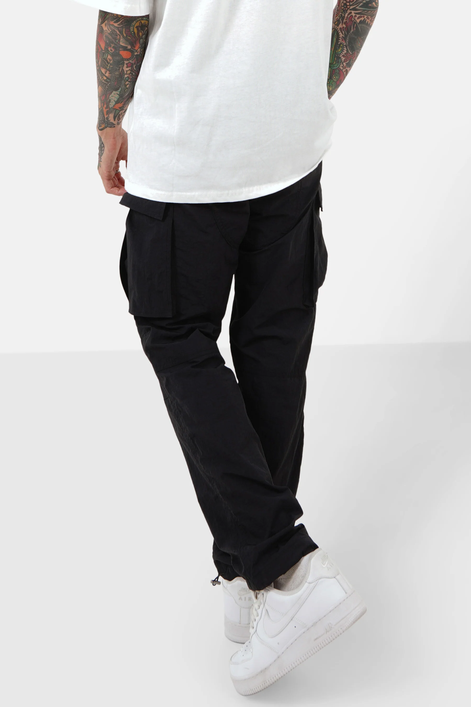 Pantalon poche cargo léger Noir - Image 5