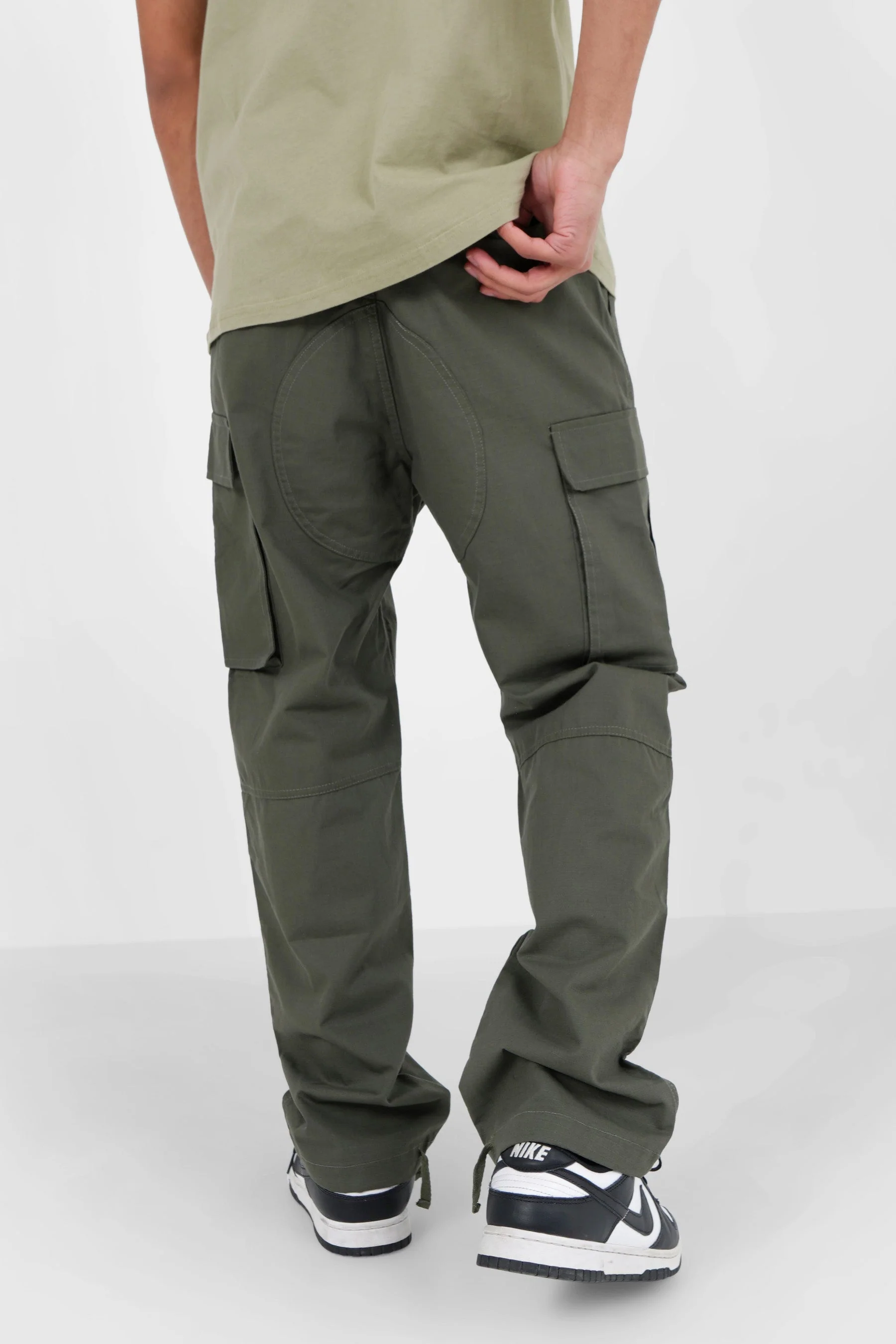 Pantalon cargo résistant Vert Kaki - Image 5