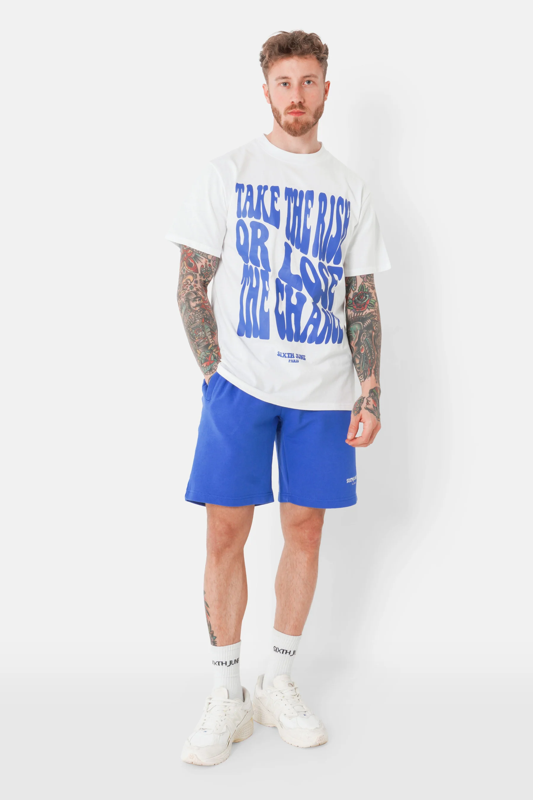 T-shirt print rétro Blanc - Image 2