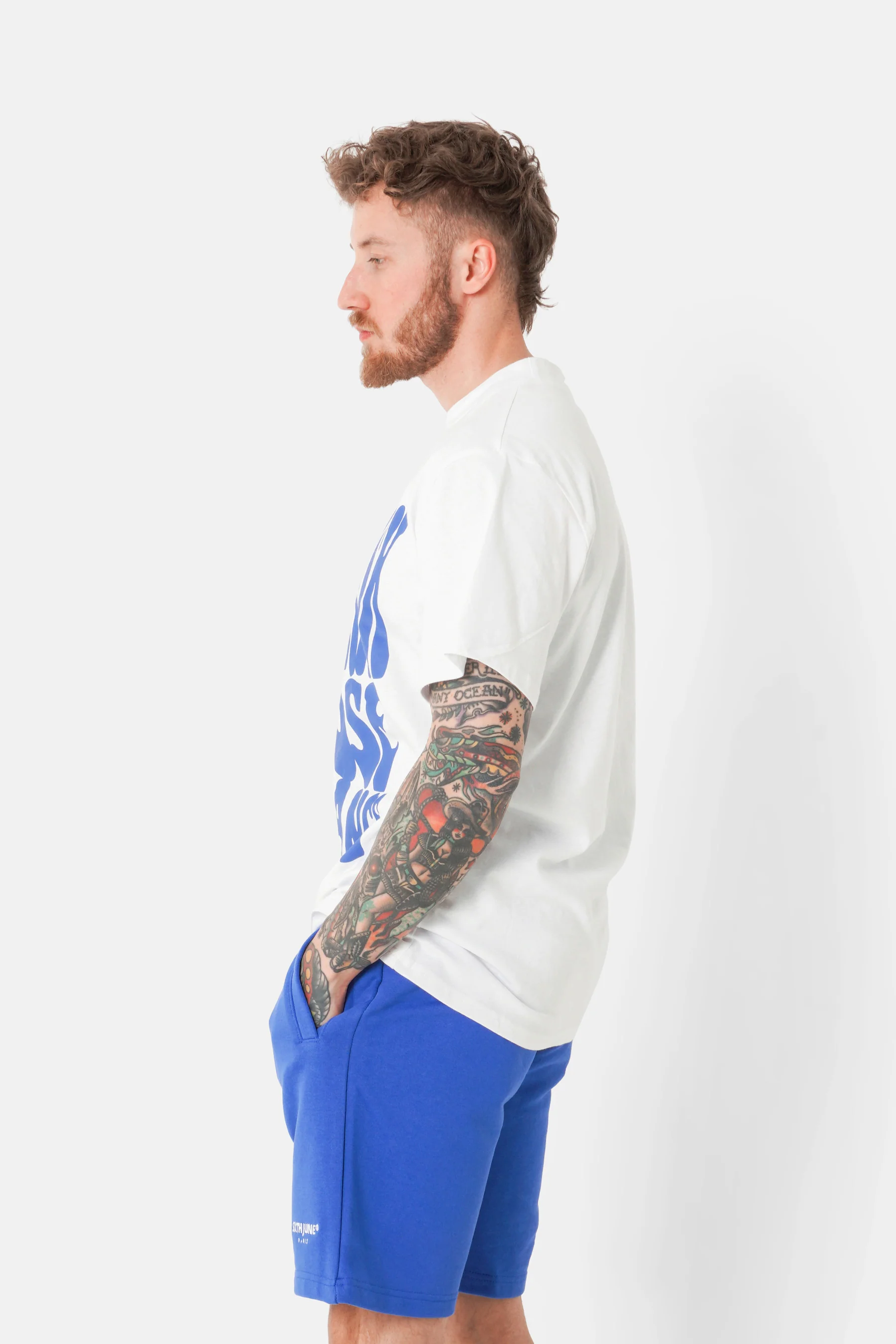 T-shirt print rétro Blanc - Image 3