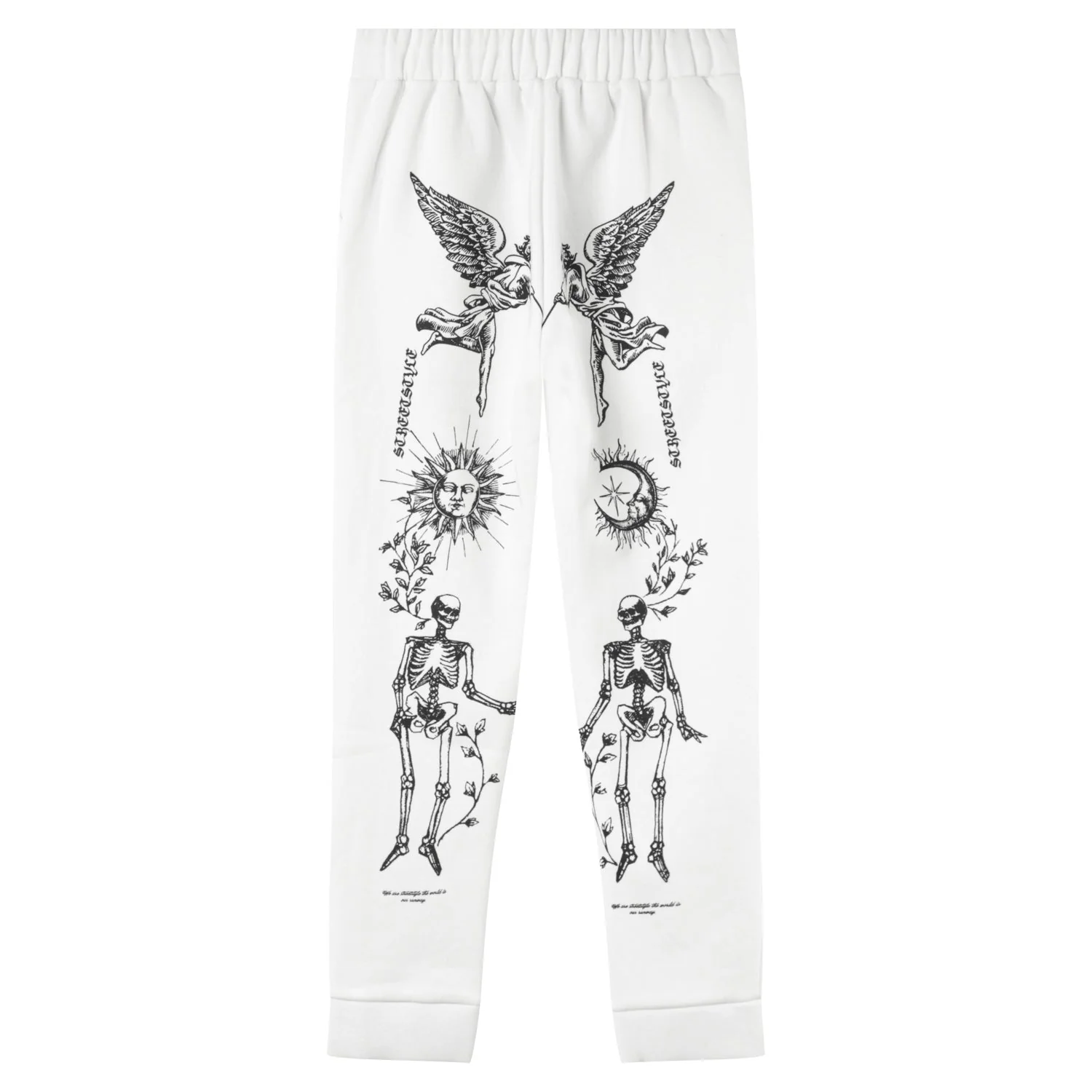 Jogging imprimés inspiration Tarot Blanc - Image 6
