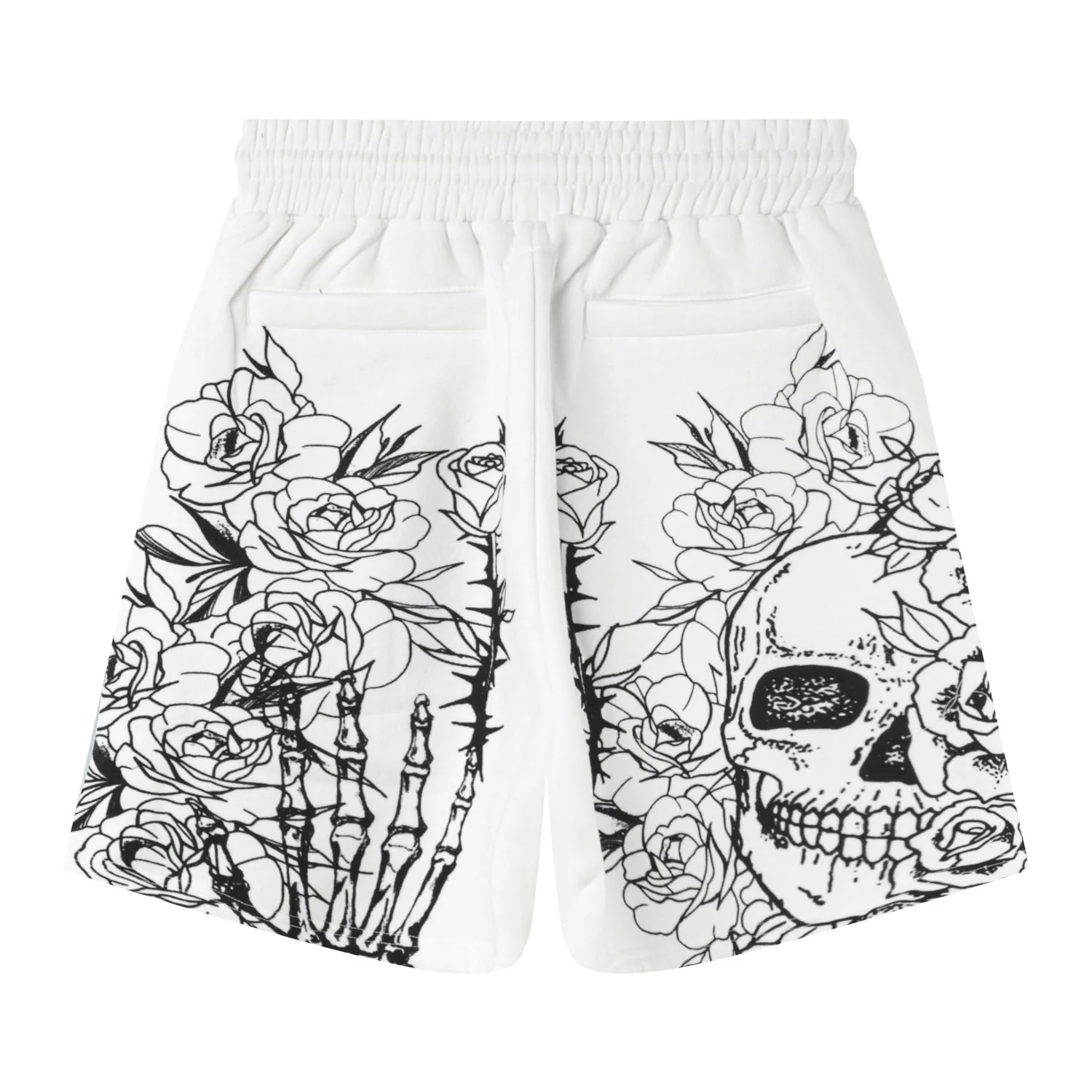 Short imprimé Tarot Blanc - Image 7