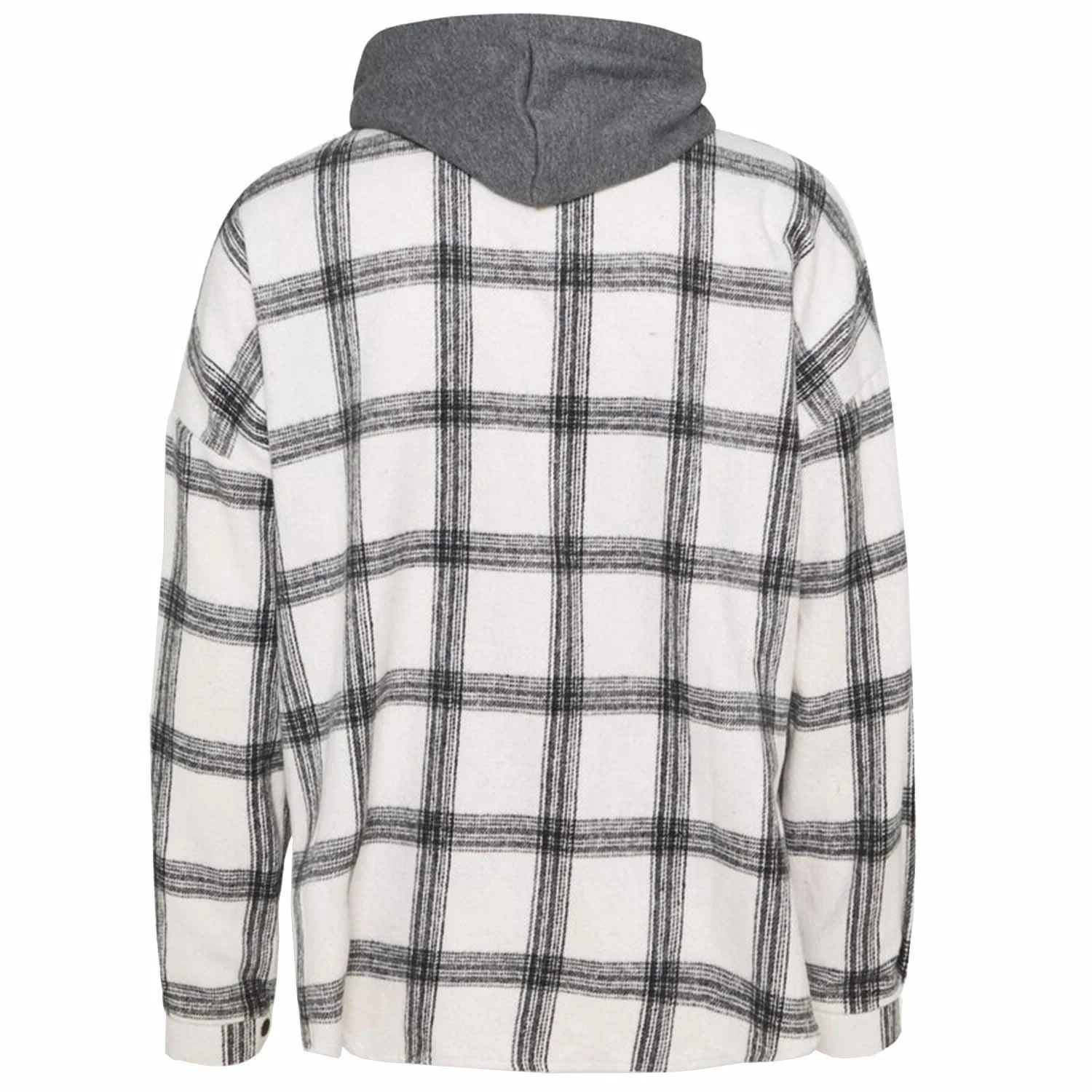 Chemise tartan capuche blanc - Image 7