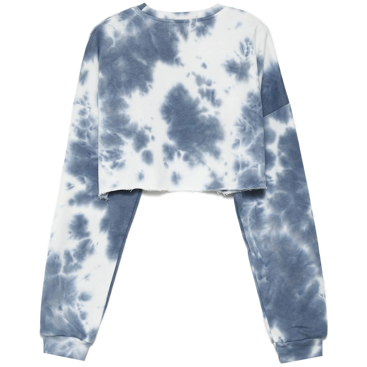 TIE DYE cropped sweatshirt - Image 7