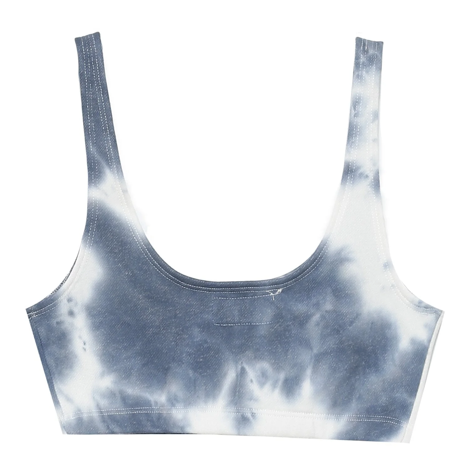 Brassière tie dye Bleu - Image 6